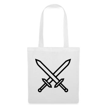 Crossed Swords Medieval Combat - Tote Bag - white - Front