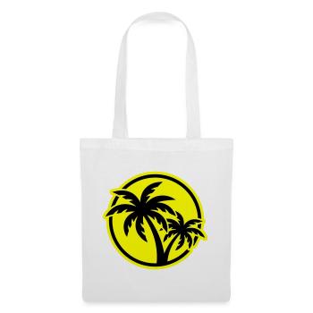 Palm Tree Symbol Beach - Tote Bag - white - Front