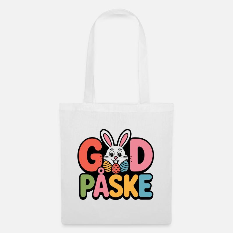 Fröhliche Ostern – Humor - Stoffbeutel - Weiß