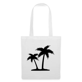 Palm trees - Tote Bag - white - Front