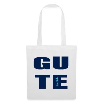 Gute Nacht - Stoffbeutel - Weiß - Vorne