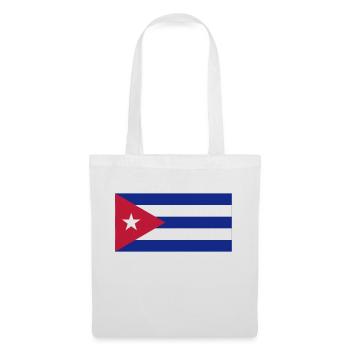 cuba flag - Sac en tissu - blanc - Devant