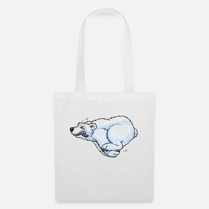Eisbär - Stoffbeutel - Weiß