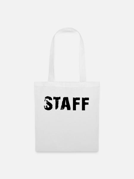 staff - Stoffbeutel - Weiß