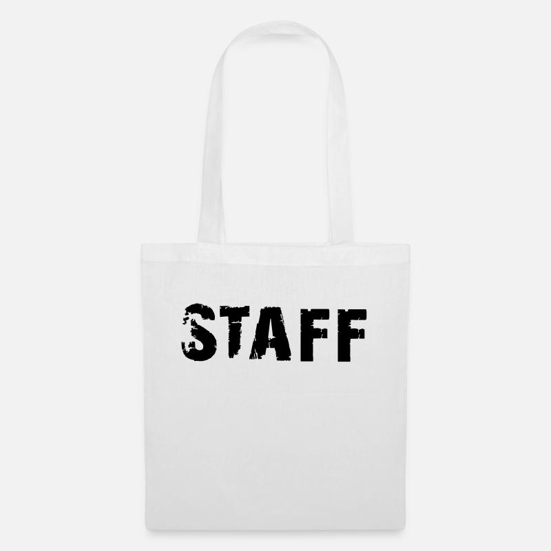 staff - Stoffbeutel - Weiß