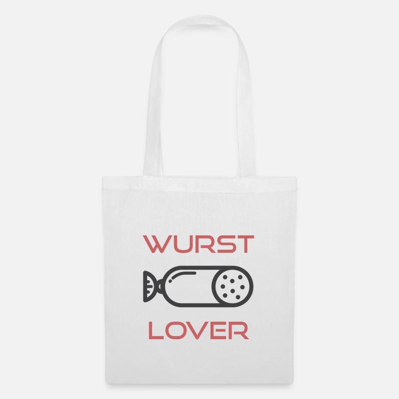 Wurst Lover - Barbecue BBQ Grill Fun - Stoffbeutel - Weiß