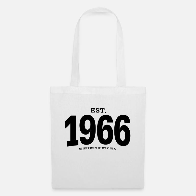 EST. 1966 Nineteen Sixty Six - Stoffbeutel - Weiß