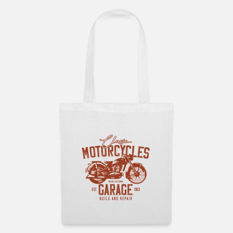 MOTORCYCLE - Stoffbeutel - Weiß