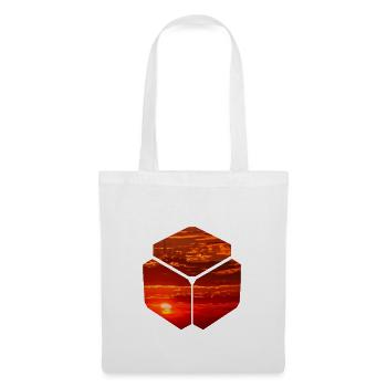 Coucher de soleil - Sac en tissu - blanc - Devant