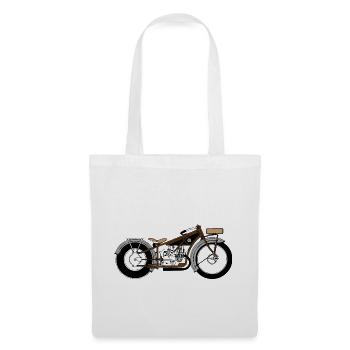 Vintage car motorcycle - Tote Bag - white - Front