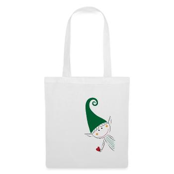 Elf Christmas elf brownie gift - Tote Bag - white - Front