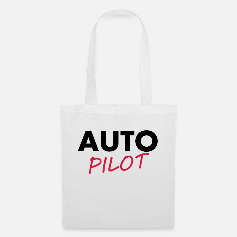 Auto Pilot - Stoffbeutel - Weiß