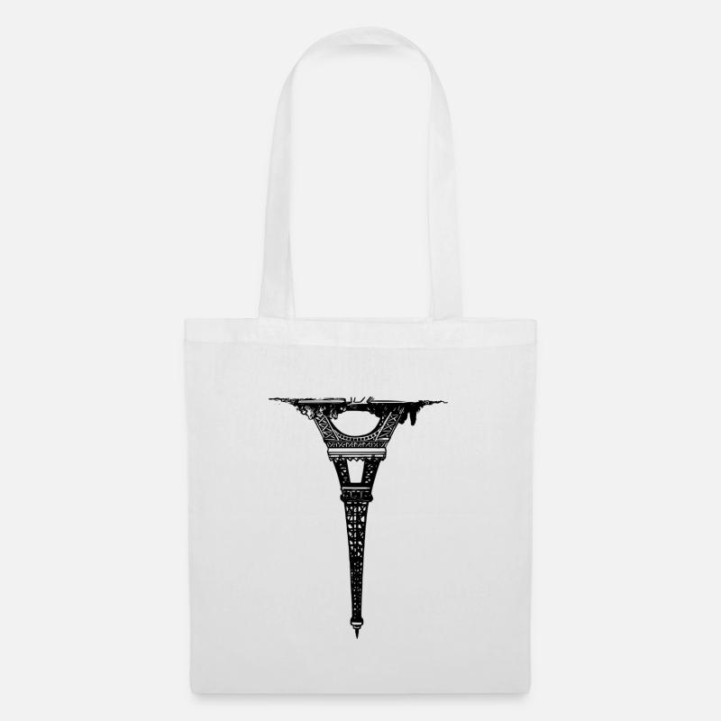 Tour Eiffel - Sac en tissu - blanc