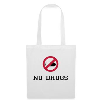 No Drugs / Say no to drugs / Drogen / Keine Drogen - Tote Bag - white - Front