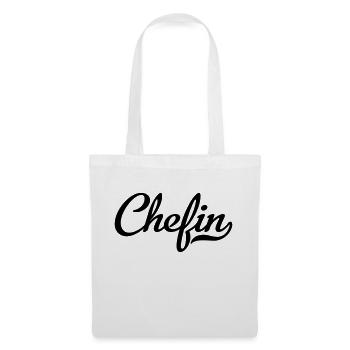 Chefin - Stoffbeutel - Weiß - Vorne