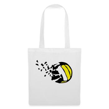explosion ballon volleyball destructurer destructi - Sac en tissu - blanc - Devant
