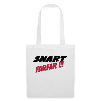 Snart farfar !!! - Stoffbeutel - Weiß - Vorne