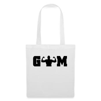 gym - Sac en tissu - blanc - Devant