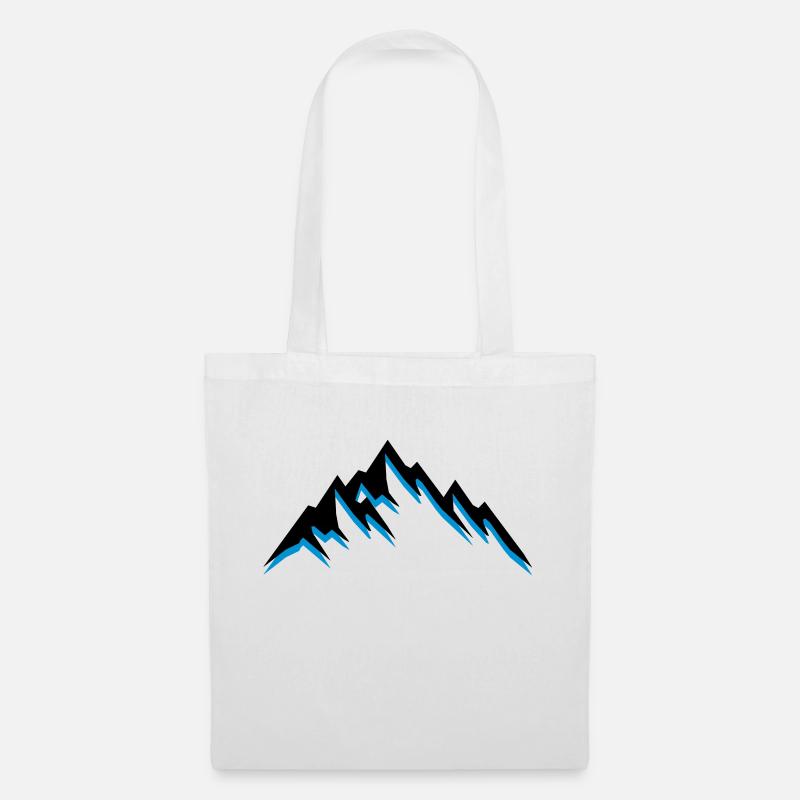 mountains design - Stoffbeutel - Weiß
