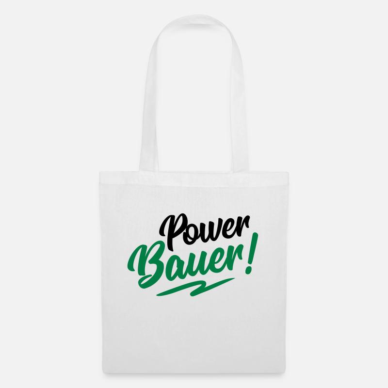 bauer power - Stoffbeutel - Weiß