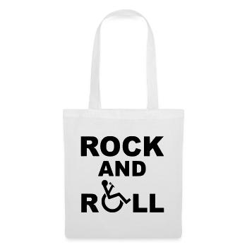 Je me balance dans mon fauteuil roulant. Fauteuil roulant # - Sac en tissu - blanc - Devant