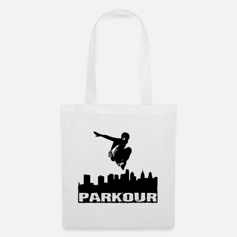 Parkour - Stoffbeutel - Weiß