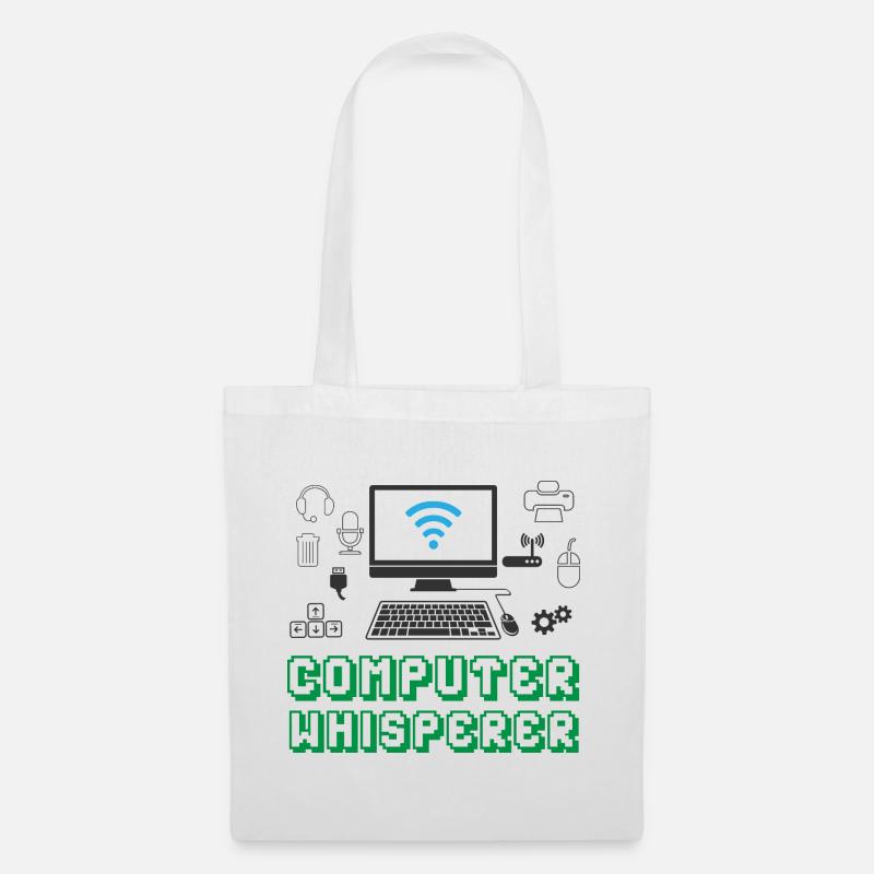 Computer Flüsterer - IT Support PC - Stoffbeutel - Weiß