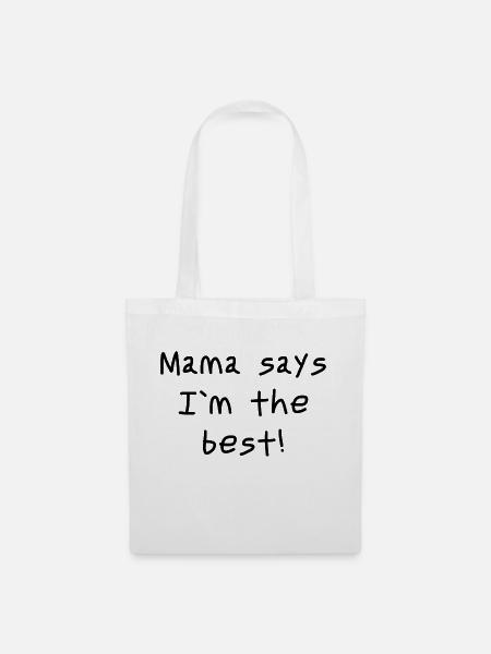 Son Mama Love - Stoffbeutel - Weiß