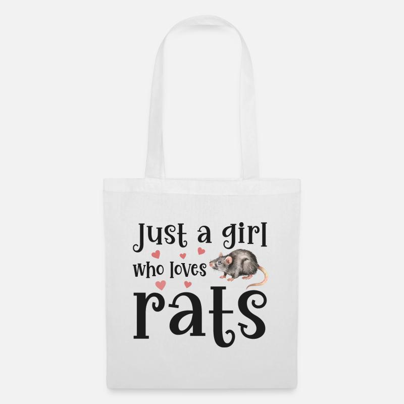 Rat Rats - Sac en tissu - blanc