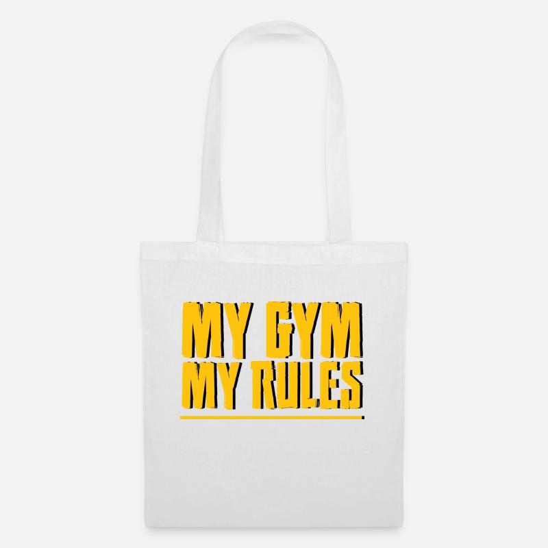 My Gym, My Rules 7 - Stoffbeutel - Weiß