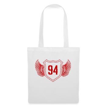 94 Nombre d’armoiries - Sac en tissu - blanc - Devant