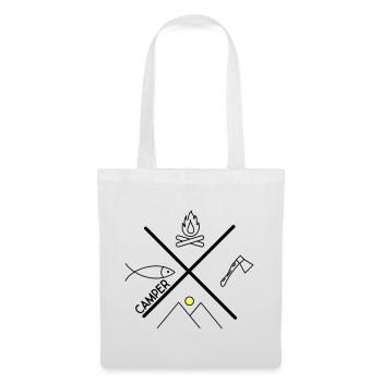 Fun design for campers - Tote Bag - white - Front