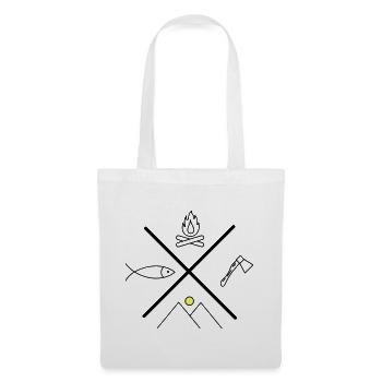 Fun gift for anglers - Tote Bag - white - Front