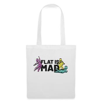 flat is mad - Tote Bag - white - Front