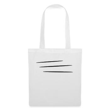 Bandes mobiles | Bandes de vitesse, vitesse - Sac en tissu - blanc - Devant