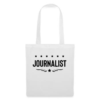 Journalist Beruf - Stoffbeutel - Weiß - Vorne