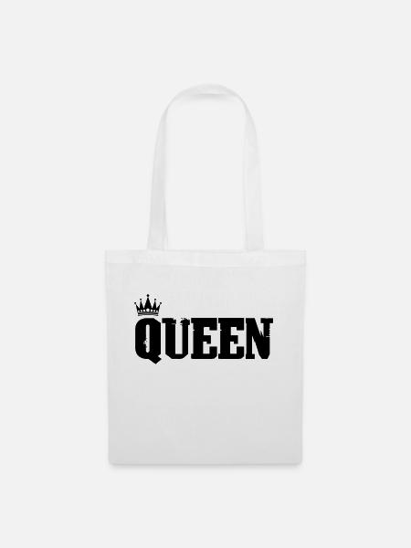 Queen - Stoffbeutel - Weiß