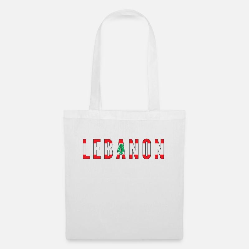 lebanon - Stoffbeutel - Weiß