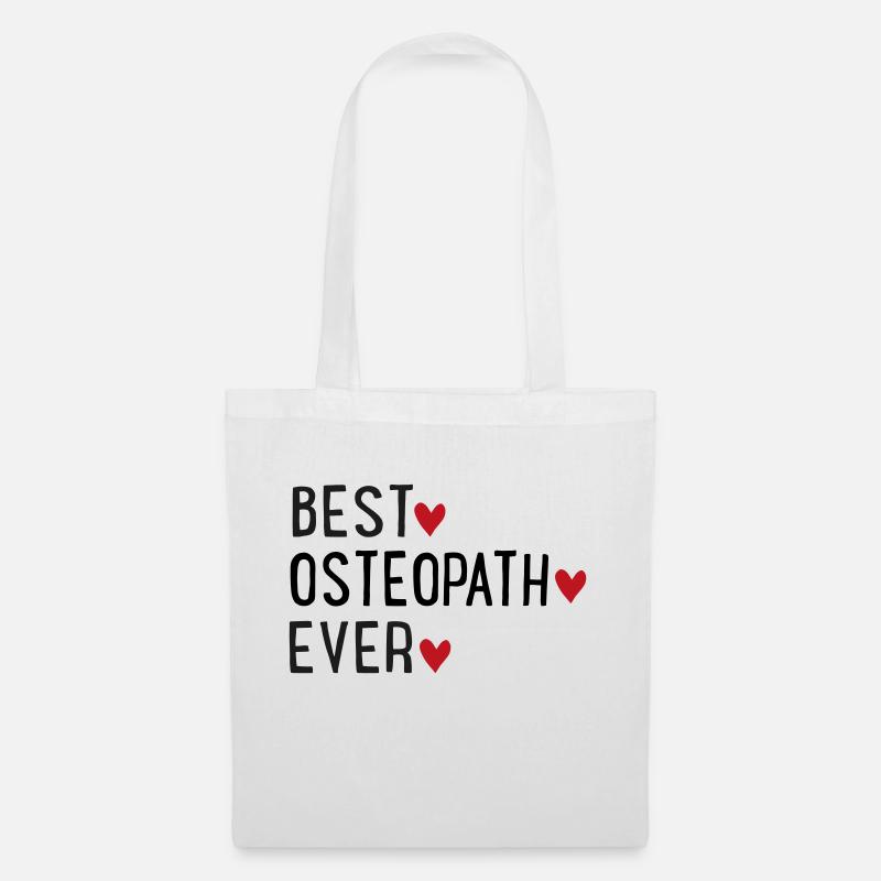 Bester Osteopath - Stoffbeutel - Weiß