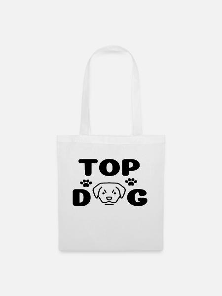 Top Dog - Stoffbeutel - Weiß