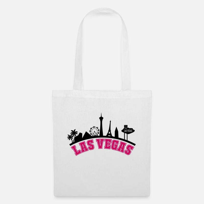 las vegas skyline - Stoffbeutel - Weiß