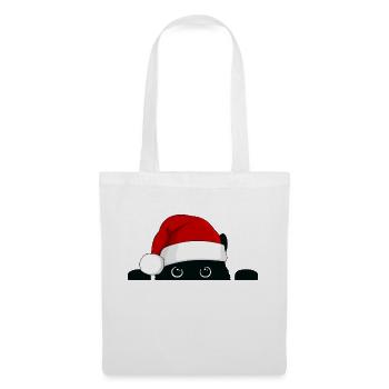 Kiwi the Cat - Xmas - Stoffbeutel - Weiß - Vorne