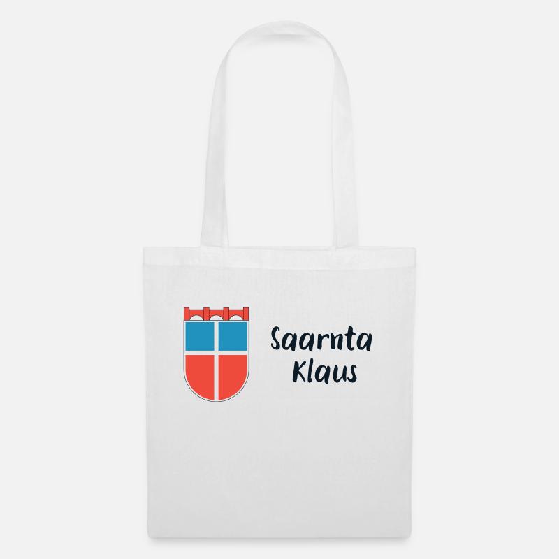 Saarnta Klaus - Stoffbeutel - Weiß