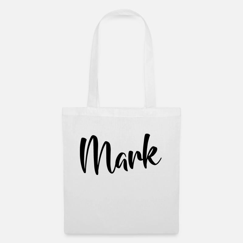 Name - Mark - Stoffbeutel - Weiß