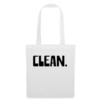 CLEAN - Stoffbeutel - Weiß - Vorne