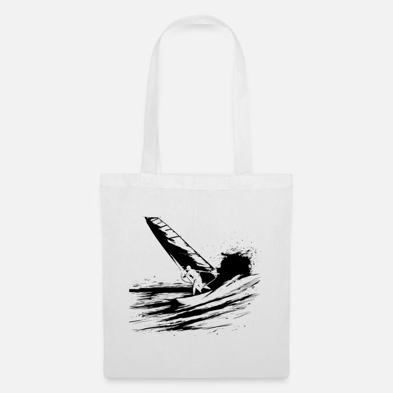Windsurfen - Stoffbeutel - Weiß