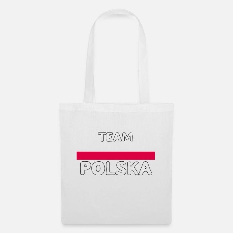 TEAM POLSKA! - Stoffbeutel - Weiß
