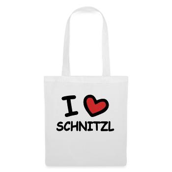 I Love Schnitzl - Tote Bag - white - Front