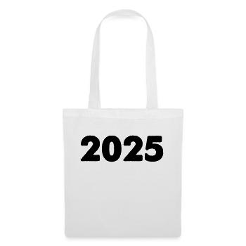 2025 - Stoffbeutel - Weiß - Vorne