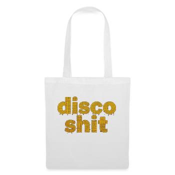 disco shit 053260 - Stoffbeutel - Weiß - Vorne